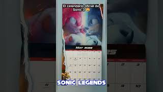 ¡El calendario oficial de Sonic 3 🤩 sonicmovie3 sonicxshadowgenerations calendar [upl. by Robertson377]