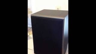 Mampk Miller amp Kreisel kx10 8quot Powered Subwoofer Speaker Bass demo [upl. by Bolitho]