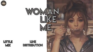 Little Mix ftNicki Minaj  Woman Like Me Line Distribution [upl. by Sean]