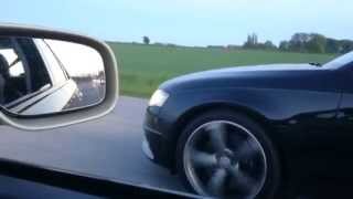 Audi S4 B8 Avant remap vs Mercedes E420 CDI remap [upl. by Merrili]