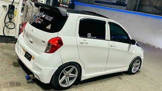 Suzuki Cultus Celerio White Modified  Burnout [upl. by Hulbard889]