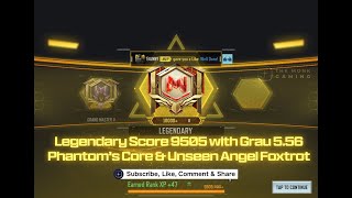 Epic Call of Duty Mobile Battle Royale  Legendary Score 9505 with Grau 5 56 Phantom’s Core codm [upl. by Einomrah]