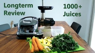 Omega 8006 Juicer Longterm Review after 1000 Juices [upl. by Livvie]