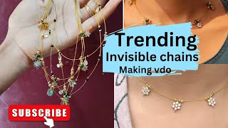 Most trending invisible chains making vdo 🪷 Invisible chain collection🌸 youtube invisible chain [upl. by Downs]