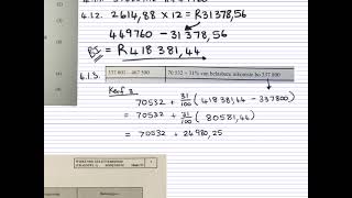 Wiskundige Geletterdheid GR12  Inkomstebelasting en belastingdrempel [upl. by Aysa741]