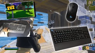 Logitech G213 Prodigy ASMR  Sound Test  Review  Fortnite 2v2 Realistic [upl. by Schechter100]