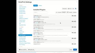 Octoprint 18 configureren en Plugins vervolg [upl. by Eibbob]