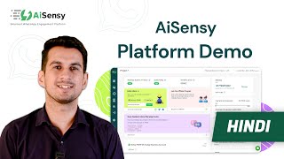 WhatsApp API Platform AiSensy Demo Hindi  WhatsApp Marketing Bulk Broadcasting Campaigns [upl. by Marozik5]