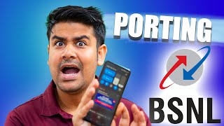 Porting My Jio to BSNL Live  How to Port Sim [upl. by Beach]