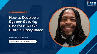 How to Develop a System Security Plan for NIST SP 800171 Compliance [upl. by Ojok]