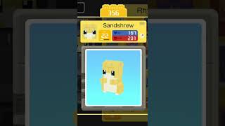 Evolving My Sandshrew Into Sandslash shorts gaming pokemon [upl. by Nidla]