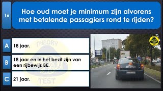 rijbewijs theorie examen belgie 2024 Mobiliteit rijbewijs en milieu [upl. by Metzger109]