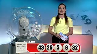 LOTTO 6aus49Gewinnzahlen von Samstag 07092024 [upl. by Anoi979]