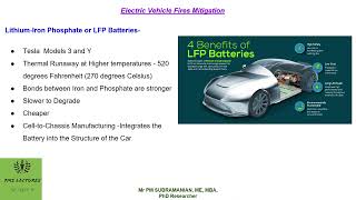 Electric Vehicles Fire Mitigation [upl. by Aronaele378]