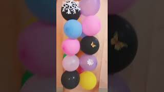 Easy Low budget Birthday decoration ideas 🎈✨shortsviral decorideasshorts [upl. by Osbourne]