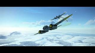 IL 2 Sturmovik Battle of Stalingrad JU88 Jumped by fighters [upl. by Calica]