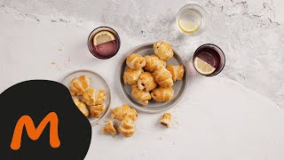 Croissants aperitifs aux minipic – Recette Migusto [upl. by Yssep]