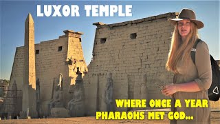 GRANITE MEGALITHS AND MYSTERIOUS RITUALS IN LUXOR TEMPLE  EGYPT [upl. by Asseneg340]