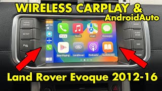 Wireless CarPlay and AndroidAuto in Land Rover Evoque 2012 2013 2014 2015 2016 Bosch Stereo [upl. by Kaplan]