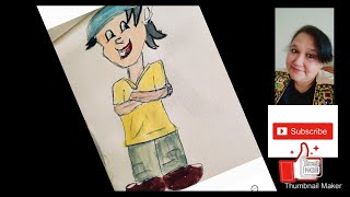 HOW TO DRAW CARTOON CHARACTER EASY STEP BY STEP FOR BEGINNERS cartoon stepbystep paintingdrawing [upl. by Bushweller]