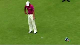 Charl Schwartzel 4 putt on the 18th green [upl. by Nylasor]