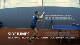 Sidejumps I Technikleitbilder der Deutschen TischtennisAkademie [upl. by Elene]