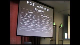 Improving EndofLife Care POLST and Advanced Directives [upl. by Eeliram]