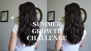 Summer Hair Growth Challenge  2023 ♡ [upl. by Einnaoj942]