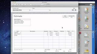 QuickBooks for Mac 2012 Progress Invoicing [upl. by Kered]