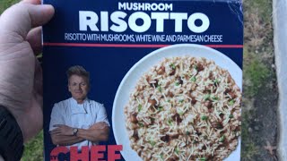 Chef Gordon Ramsays Mushroom Risotto Meal Review [upl. by Eikcin221]