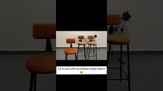 Check out my Litfad Kitchen counter stools😍orangeisthenewblack makeahouseahome buildinginghana [upl. by Nnasus]