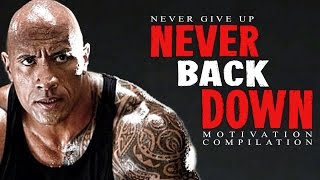 Best Motivational Speech Compilation EVER 6  NEVER BACK DOWN  30Minute Motivation Video [upl. by Oicatsana103]