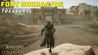 Loot Treasure Location  Fort Boubastos Haueris Nome  Assassins Creed Origins [upl. by Clapper616]