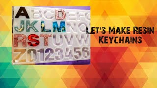 Lets Make Resin Keychains resin epoxy keychains molds alcoholinksglitter [upl. by Ainimreh]