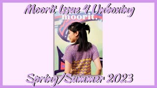 The Yarntator  Unboxing Moorit Issue 4  SpringSummer 2023  My Design Inside [upl. by Merissa311]