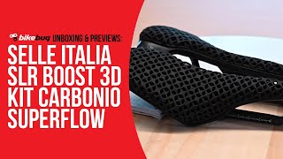 Selle Italia SLR Boost 3D Kit Carbonio Superflow  Bikebug [upl. by Batholomew]