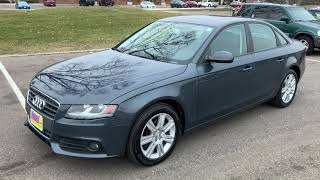 2010 Audi A4 20T Quattro 80K Miles Great Service History [upl. by Enitsirhk]