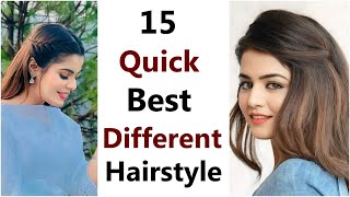 15 Quick Hairstyle  Different types of hairstyle  hairstyle 2024  hairstyles [upl. by Enneles]