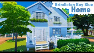 A Very Brindleton Bay Blue Home Sims 4 No Talking [upl. by Jennee]