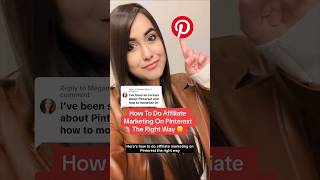 How To Make Money With Pinterest Using Affiliate Marketing shorts [upl. by Salkcin]