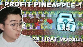 CEPAT PROFIT 3x Lipat Pineapple Party Pakai Ini  Growtopia Gacha Profit 2024 [upl. by Nrehtac]