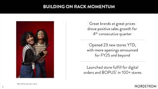 Nordstrom JWN Q3 2024 Earnings Presentation [upl. by Alfy]