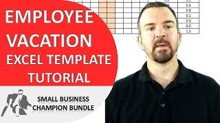 Vacation Planner Excel Template  Employee Vacations [upl. by Tabbie570]