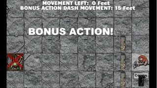 Actions in Combat Bonus Action  DampD 5E Tutorial [upl. by Hazlip]