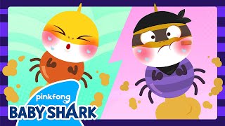 🕷️NEW Eensy Weensy Baby Spiders  Baby Shark Halloween Song  Baby Shark Official [upl. by Vizzone]