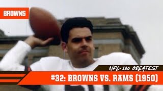 32 Browns vs Rams 1950  NFL 100 Greatest Games [upl. by Otrebile552]