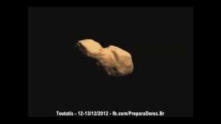 TOUTATIS  ASTEROID 4179  1213 DECEMBER 2012 [upl. by Ernestine]