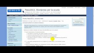 WordPress Pasw2013 in 5 minuti [upl. by Maxey]