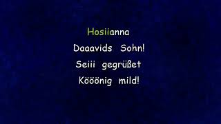 Tochter Zion Karaoke mit Lyrics 1  3 Strophe [upl. by Ailey]