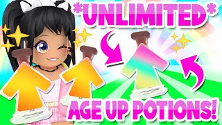 How To Get FREE UNLIMITED AGE UP POTIONS in Adopt Me roblox [upl. by Innes]